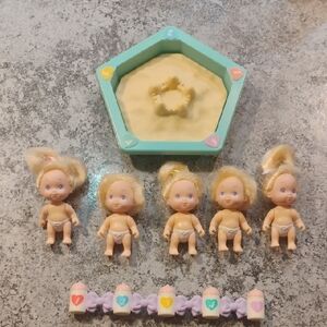 Cute Baby Doll Playset with Sandbox and Shovels